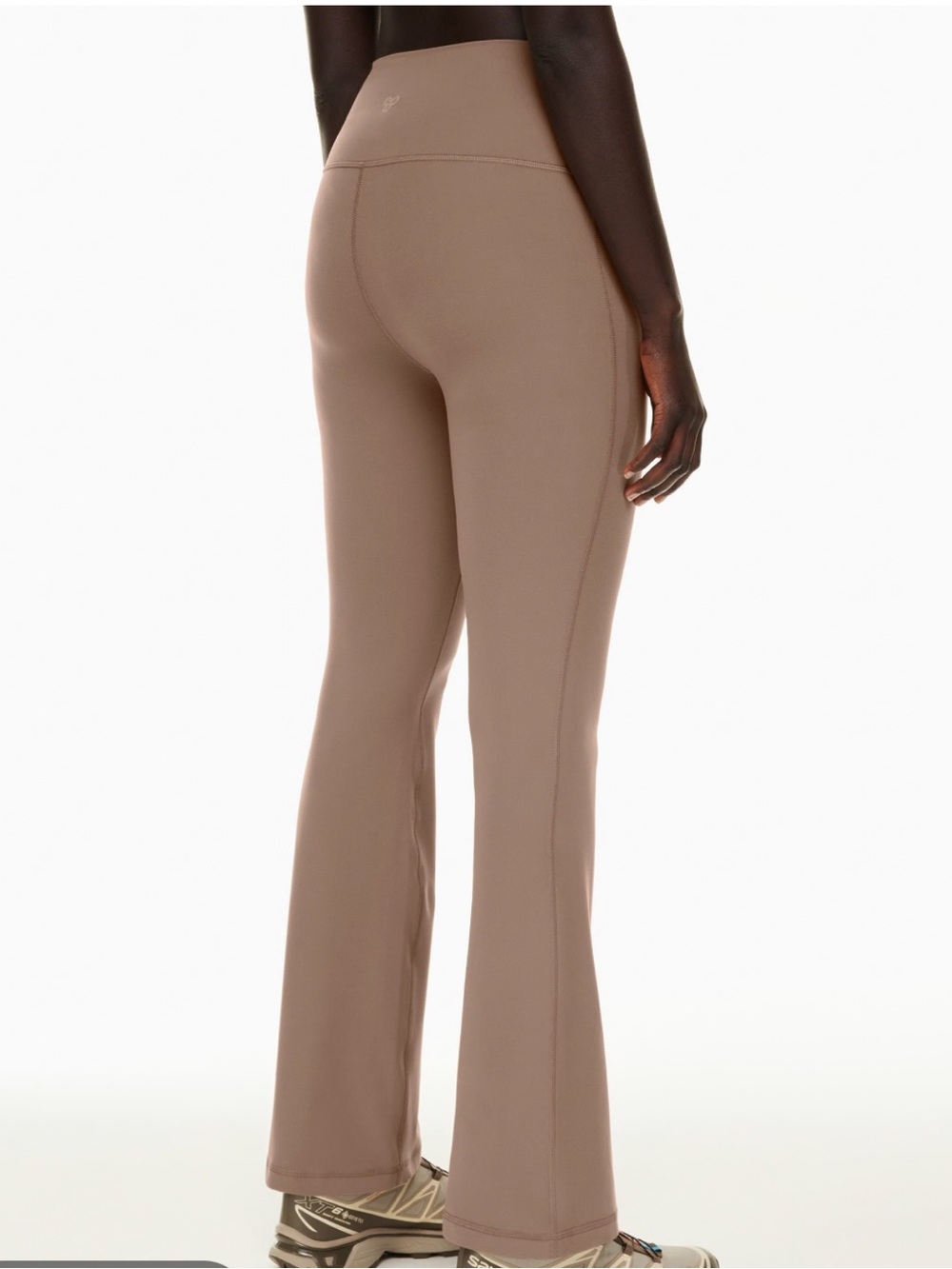 TNA chill Flared Yoga Pants in Taupe